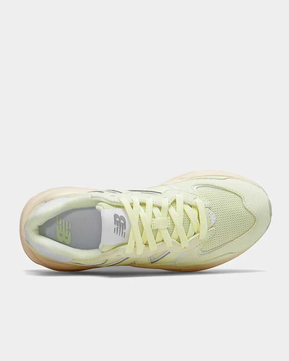 57/40 Clear Yellow with Team Cream Low Top Sneakers