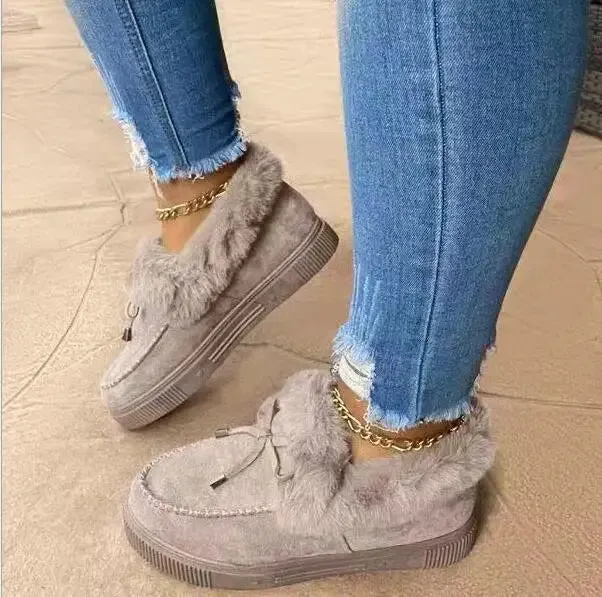 Round Toe Thick Boots