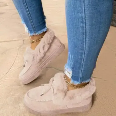 Round Toe Thick Boots