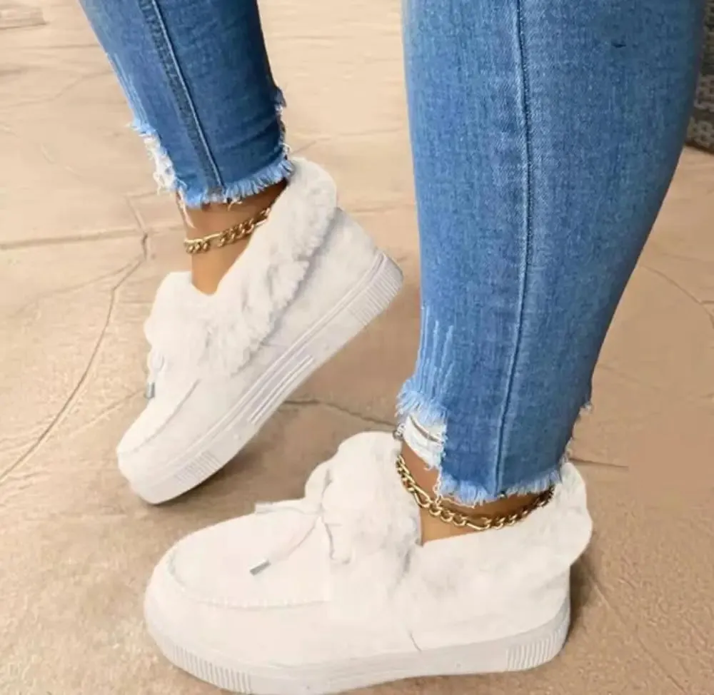 Round Toe Thick Boots