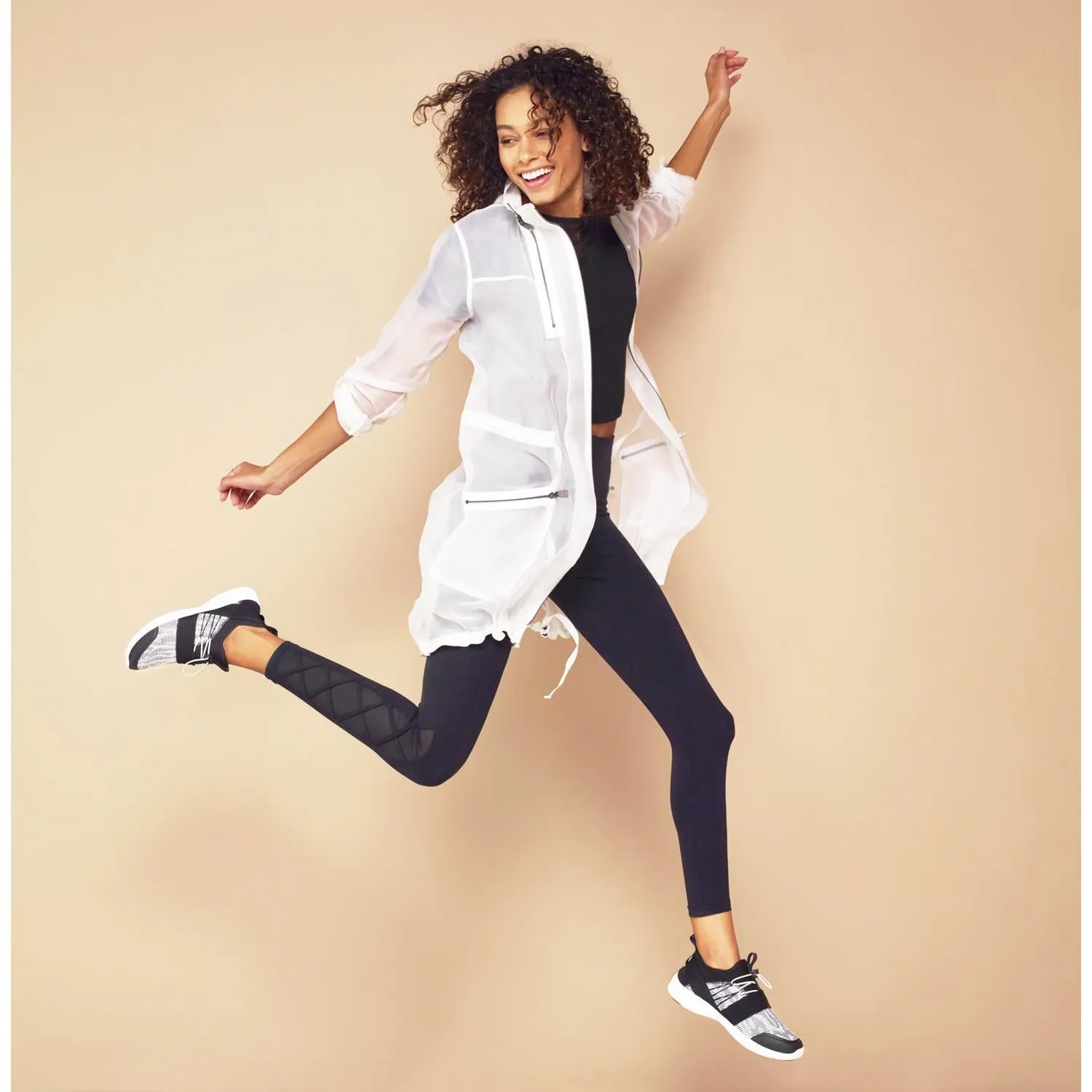 Women's Vionic Alaina Black/White Mesh